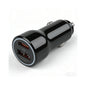 PD 3.0 Car Charger with USB-C & USB-A Fast Charging & QC3.0 for Mobile Phone Smart Watch Camera Earphone Tablet