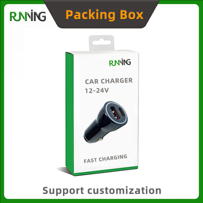 PD 3.0 Car Charger with USB-C & USB-A Fast Charging & QC3.0 for Mobile Phone Smart Watch Camera Earphone Tablet