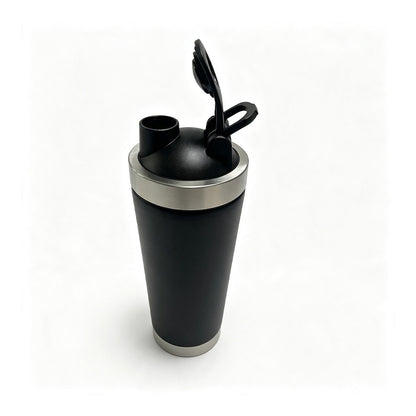 flip leak‑proof lid for 25oz stainless steel workout shaker bottle