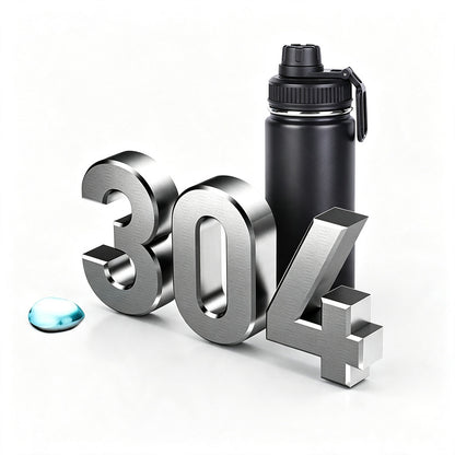 304 food grade stainless steel insulated custom logo water bottle