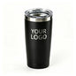 black 20oz custom laser engraved insulated car tumbler