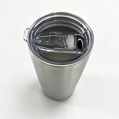 spill proof clear lid for 20oz stainless steel car tumbler